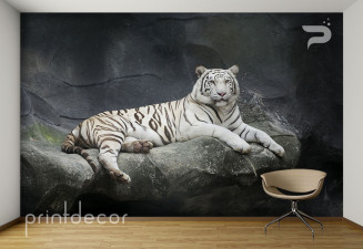 Фототапет Белият тигър
