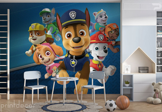 Фототапет Кученцата от Пес Патрул / Paw Patrol 