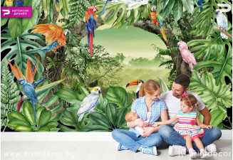 Папагали в Мексиканската джунгла
