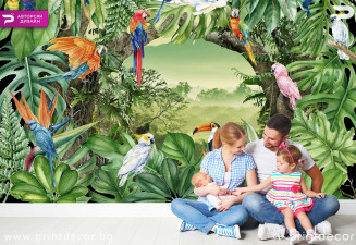 Папагали в Мексиканската джунгла
