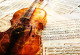 Фототапет Цигулка и партитури