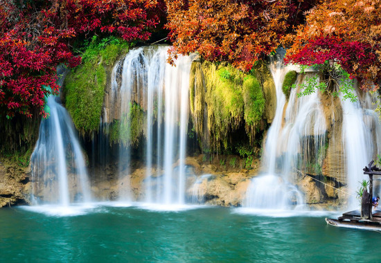 Фототапет Цветен водопад