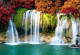Фототапет Цветен водопад