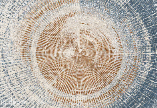 Винтидж Текстура Дърво в синьо и кафяво