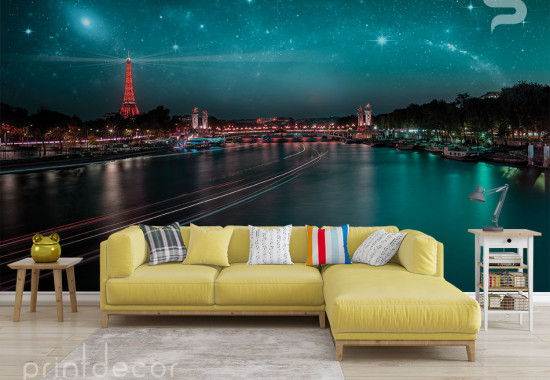 Нощна композиция Париж