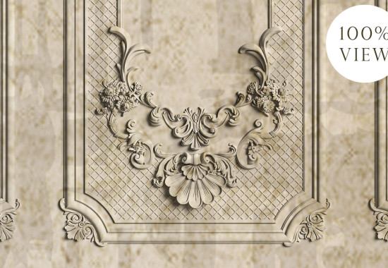 Винтидж стена гипсови орнаменти във викториански стил