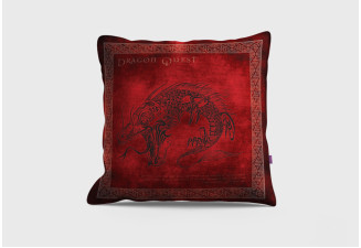 Декоративна възглавница "Червен дракон"